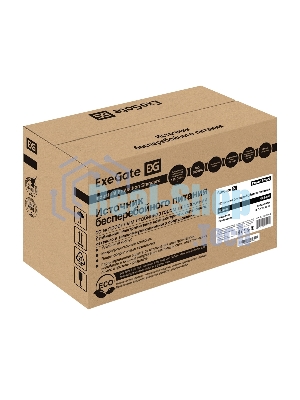 Источник бесперебойного питания ExeGate Power Smart ULB-650.LCD.AVR.4C13 650VA/360W, LCD, AVR, 4*C13, черный