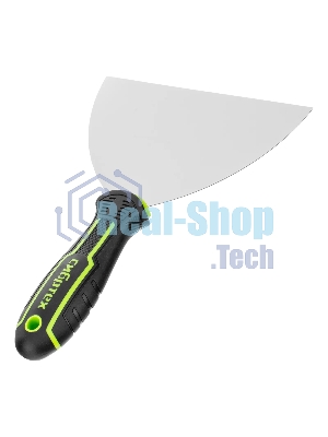 Шпательная лопатка из нержавеющей стали Сибртех 150 мм, двухкомпонентная рукоятка