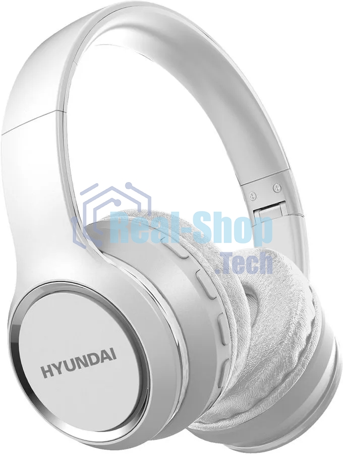 Гарнитура беспроводная Hyundai H-HP103 белый беспроводные bluetooth оголовье