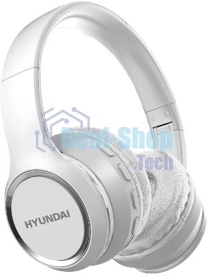 Гарнитура Hyundai H-HP103 белый, беспроводная, Bluetooth, до 6 ч