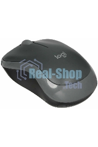 Мышь беспроводная Logitech M186 черный/серый, 1000 dpi, радиоканал, USB, кнопки - 3