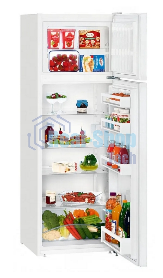 Холодильник Liebherr CTE 2931-26 001 белый двухкамерный 218/52л морозилка сверху