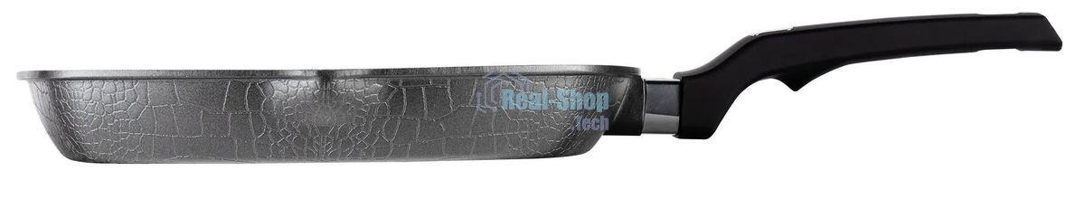 Сковорода-гриль Rondell Escurion Grey RDA-1124, 28 см, без крышки, серый