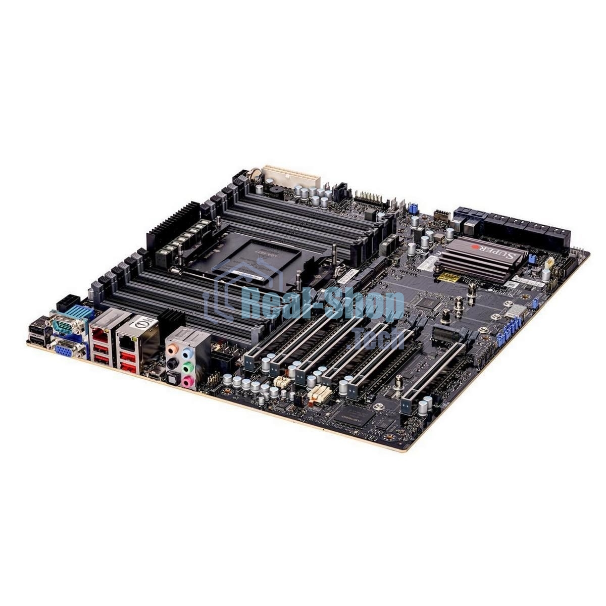 Материнская плата Supermicro MBD-X13SWA-TF-B, LGA 4677, Intel W790, 16xDDR5, 8xSATA, 4xM.2, 6xPCI-E 5.0 x16, 1x10Gb LAN, 1x1Gb LAN, 6xUSB, 7.1, E-ATX