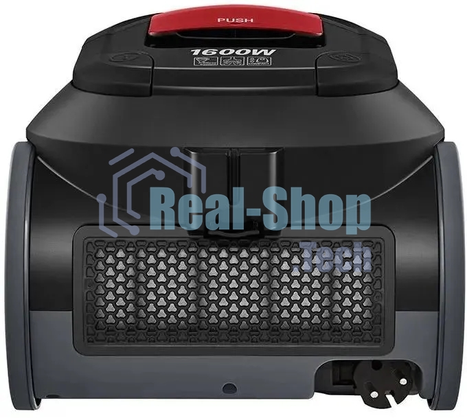 Пылесос LG VC5316NNTR черный/красный, 330/1600 Вт, уборка сухая, пылесборник контейнер 1.3 л