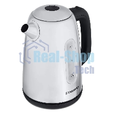 Чайник электрический Starwind SKS3210 1.7л. 2200Вт серебристый (корпус: металл)