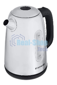 Чайник электрический Starwind SKS3210 1.7л. 2200Вт серебристый (корпус: металл)