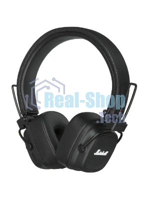 Беспроводные/проводные наушники Marshall Major V черный, накладные, Bluetooth + проводной, беспроводная зарядка, до 100 ч