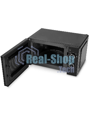 Микроволновая печь Vitek VT-MW2020 черный/хром, 20 л, 700 Вт, переключатели — поворотный механизм