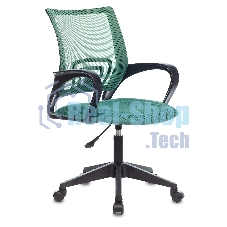 Кресло компьютерное Бюрократ CH-695NLT TW-03 TW-30 зеленый, сетка/ткань, крестовина пластик