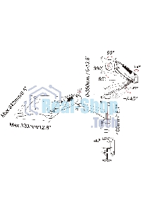 Кронштейн для монитора/ноутбука Cactus CS-VM-LH08-BK черный 13