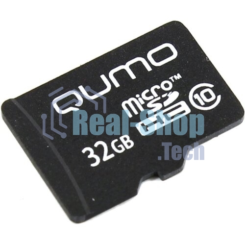 Флеш карта Micro SecureDigital 32Gb QUMO QM32GMICSDHC10NA MicroSDHC Class 10