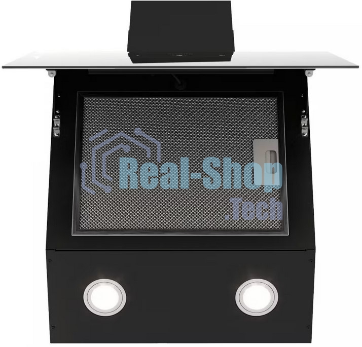 Вытяжка наклонная Elikor Rise BK 50 черный, 50 см, 750 куб. м/ч, 56 дБ