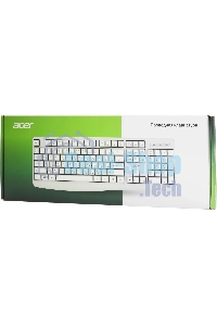 Клавиатура проводная Acer OKW301 (ZL.KBDCC.01B), USB, белый