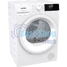 Сушильная машина Gorenje DHNE82/C белый, 8 кг, сушка - тепловой насос, программ - 15, 59.5 x 84.5 x 58 см