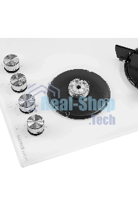 Газовая варочная панель HOMSair HGG641EWH независимая, белый