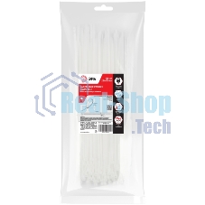 Хомут кабельный 2.5х100 NO-225-146 белый (уп. 100шт) Эра