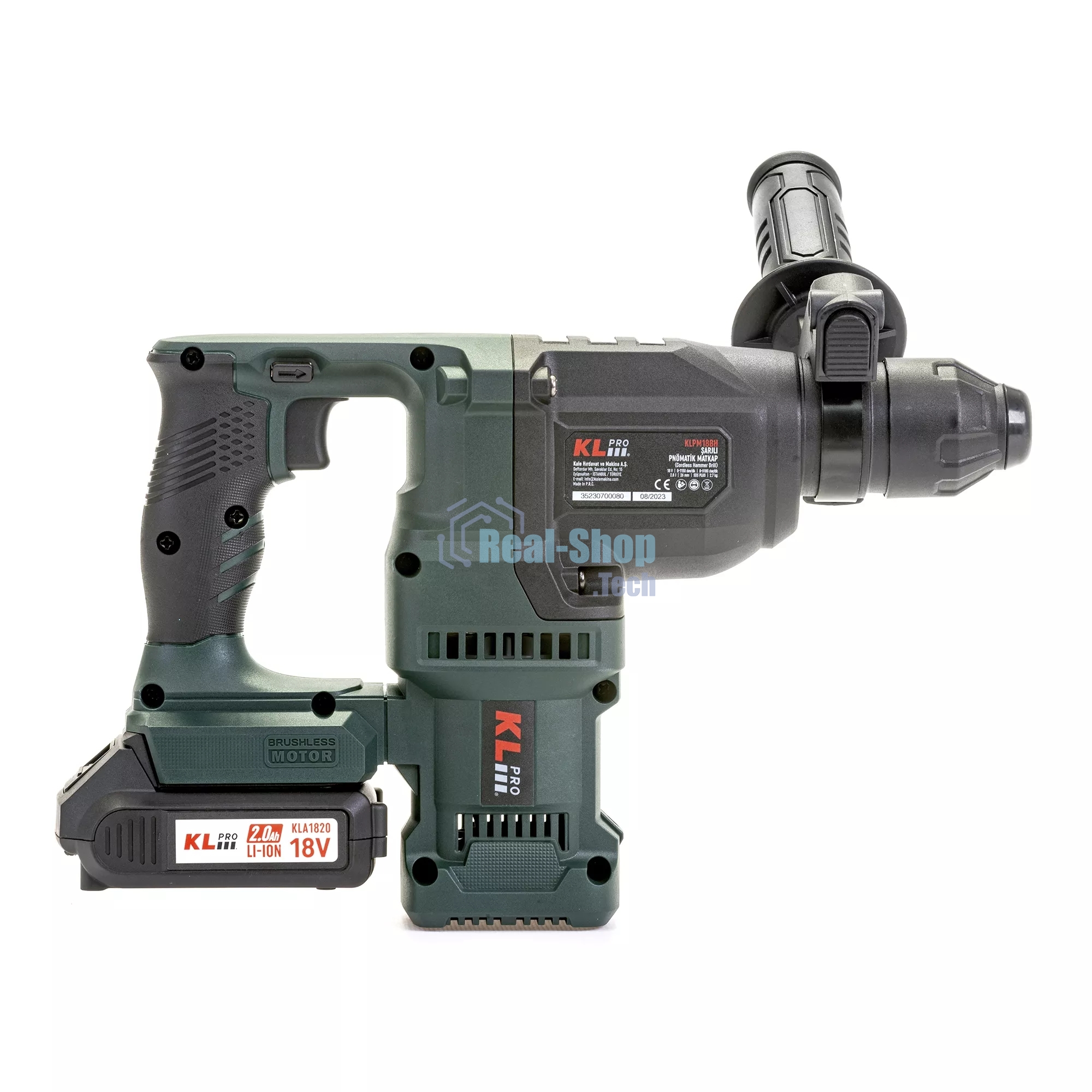 Профессиональный бесщеточный перфоратор аккумуляторный KLPRO KLPM18BH-20