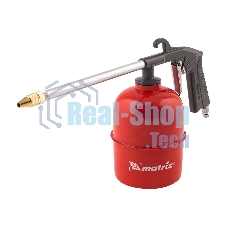 Набор пневмоинструмента Matrix, 5 предметов, быстросъемное соед. краскорасп. с верхним бачком