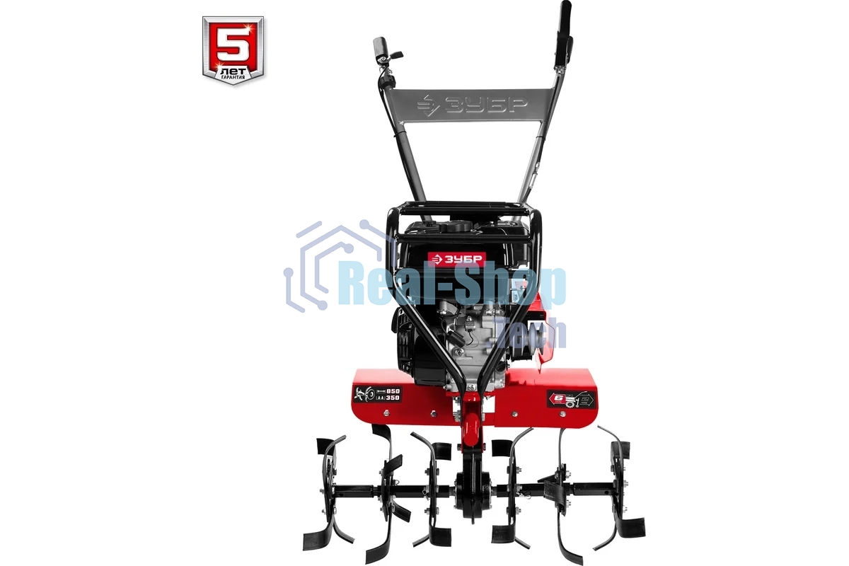 Мотоблок ЗУБР МТУ-350 бензиновый усиленный 212 см3