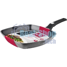 Сковорода-гриль Rondell Escurion Grey RDA-1124, 28 см, без крышки, серый