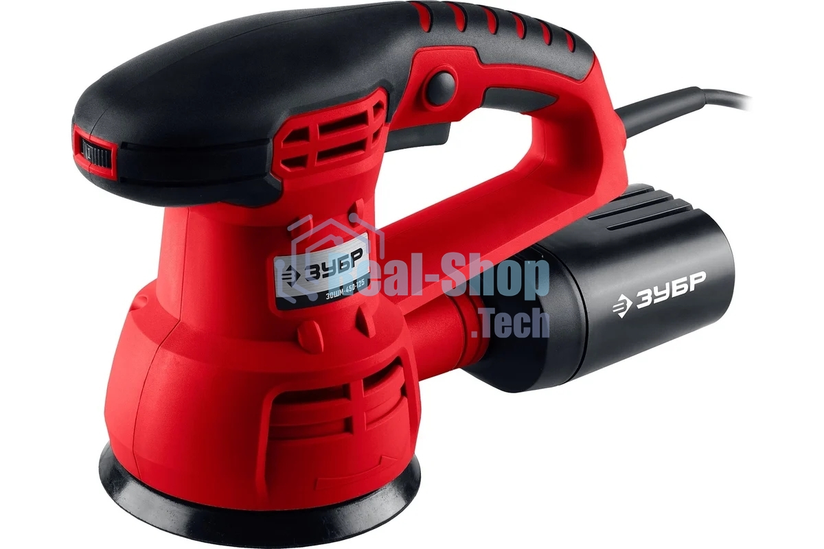 Эксцентриковая шлифовальная машина Зубр ЗОШМ-450-125