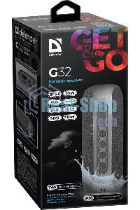 Акустическая система Defender G32 2.0 черный 2х10 Вт