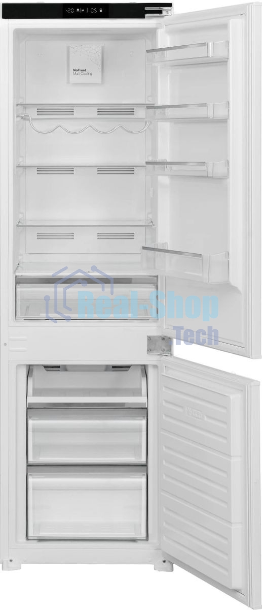 Встраиваемый холодильник Hyundai HBR 1786 2-хкамерн. белый