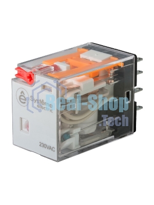 Реле 5A 4CO 230VAC тест кнопка LED