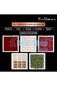 Поддон для пастилы Pullman PL-30203-5 белый 5шт универсальный квадратный р-р 290х290х5,4мм