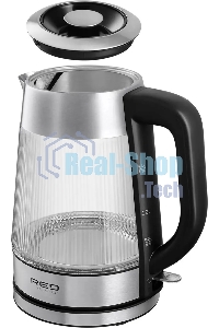 Чайник электрический Red Solution G121 1.8 л, 2200 Вт, черный/серебристый