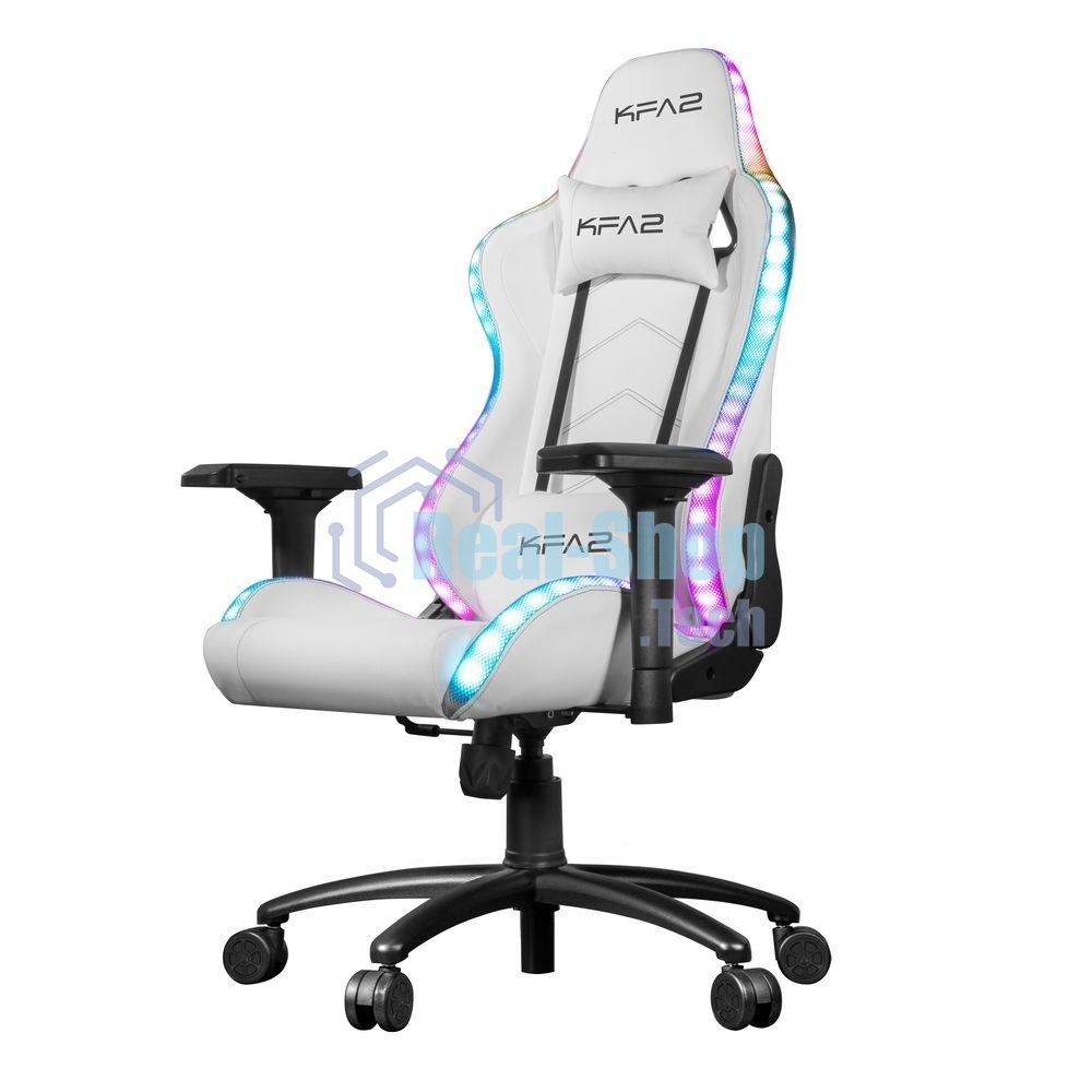 Кресло игровое KFA2 Gaming Chair 01 RGb SE белый
