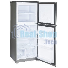 Холодильник Бирюса W553 графит двухкамерный 160/70л морозилка сверху автоматическое оттаивание