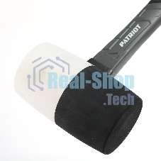 Киянка Patriot RMF-680BW черно-белая, с фиберглассовой рукояткой, 680г