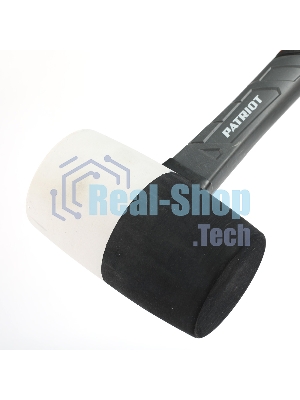 Киянка Patriot RMF-680BW черно-белая, с фиберглассовой рукояткой, 680г