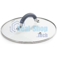 Кастрюля LARA LR02-481 BELL 18x10,5 см, 2,6 л, нержавеющая сталь, индукционное дно, силиконовая ручка, стеклянная крышка