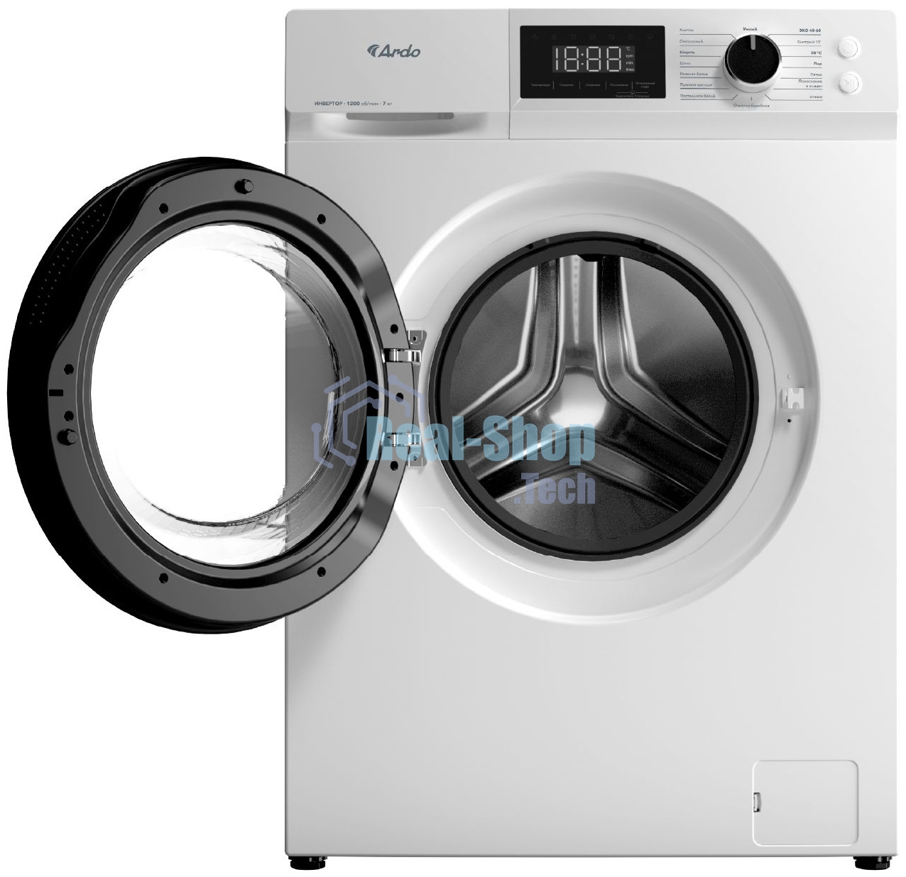 Стиральная машина ARDO WME712452W2 белый, загрузка фронтальная 9 кг, 1400 об/мин, класс: A+++