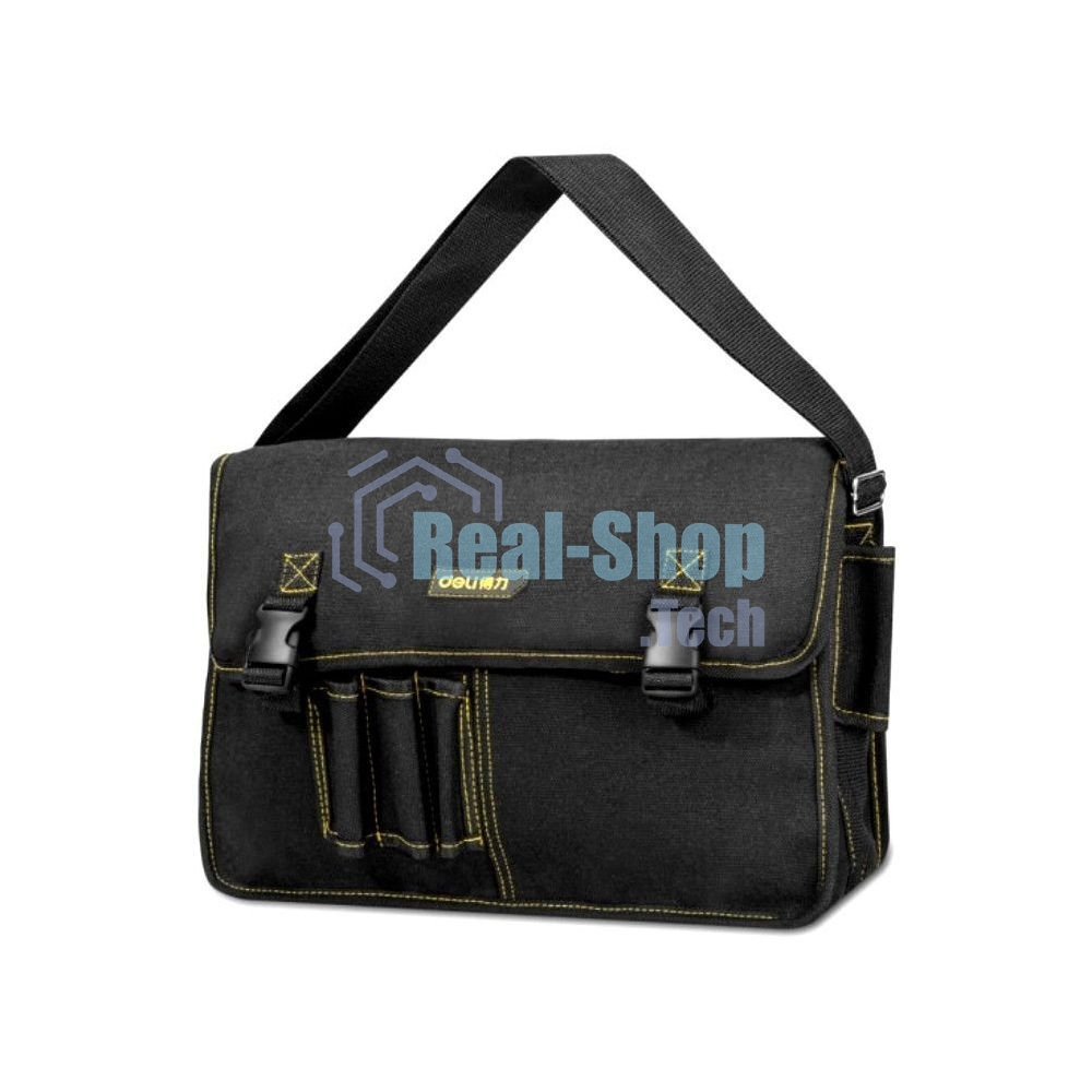 Сумка-портфель для инструментов Deli DL-P7 400 x 130 x 290мм, 00 карманов, плечевой ремень, ткань Оксфорд