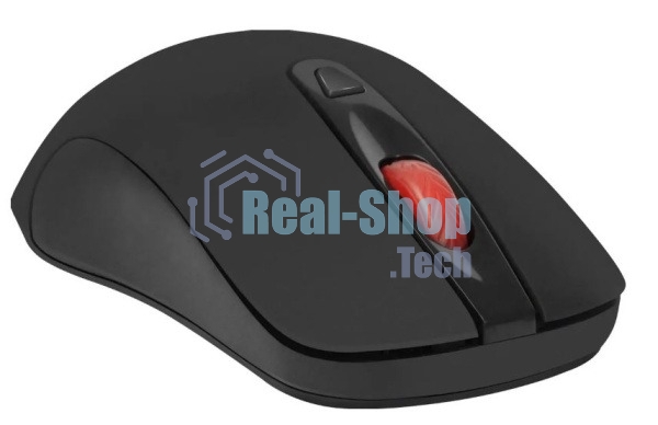 Мышь беспроводная Defender Nexus MS-195 черный, 1600 dpi, радиоканал, USB, кнопки - 4
