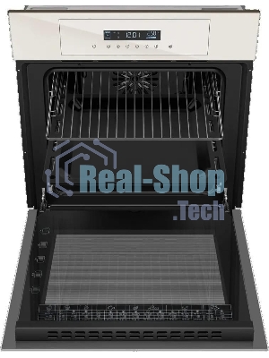 Шкаф духовой электрический Maunfeld AEOD60103BG, 60л, дверца с 3 стеклами, бежевый