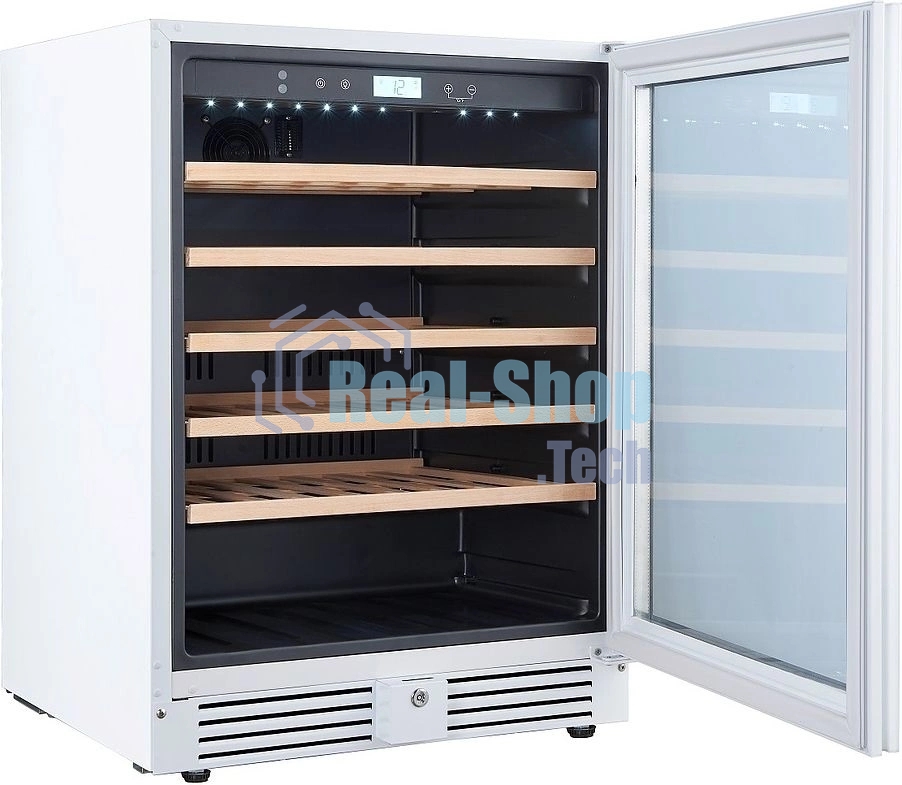 Винный шкаф встраиваемый Cellar Private CP051-1TWH белый, 136 л, 1 отсек, 51 бут.