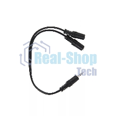 Кабель-адаптер 3.5ST(M)/2*3.5 ST(F), 0.2метра VCOM CV203