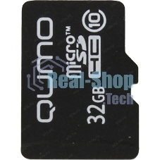Флеш карта Micro SecureDigital 32Gb QUMO QM32GMICSDHC10NA MicroSDHC Class 10