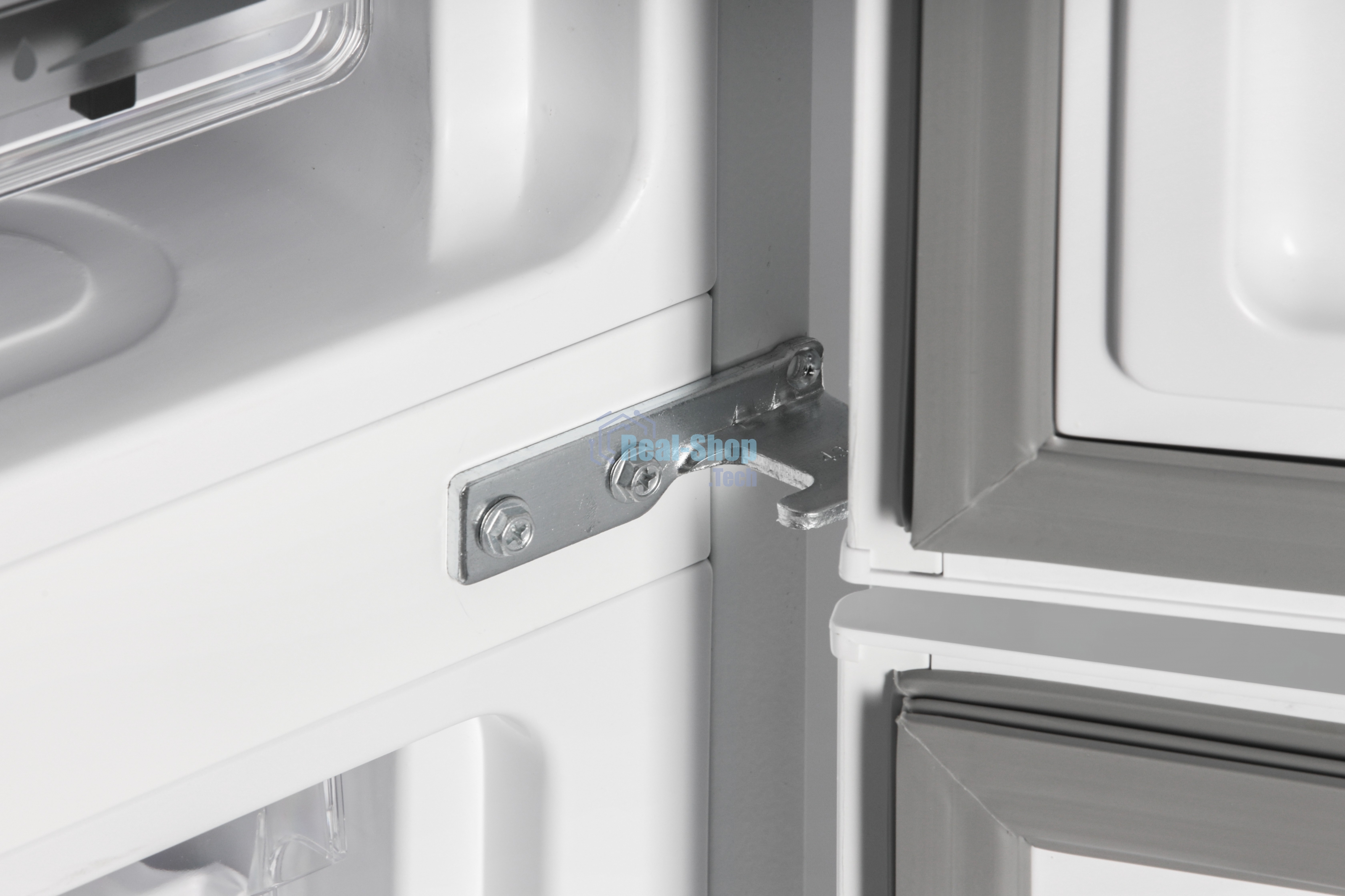 Холодильник Nordfrost RFC 390D NFGW белое матовое стекло двухкамерный 240/95л морозилка снизу