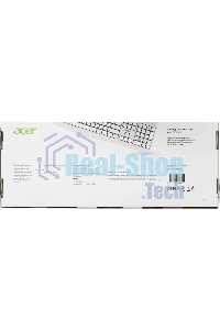 Клавиатура проводная Acer OKW301 (ZL.KBDCC.01B), USB, белый
