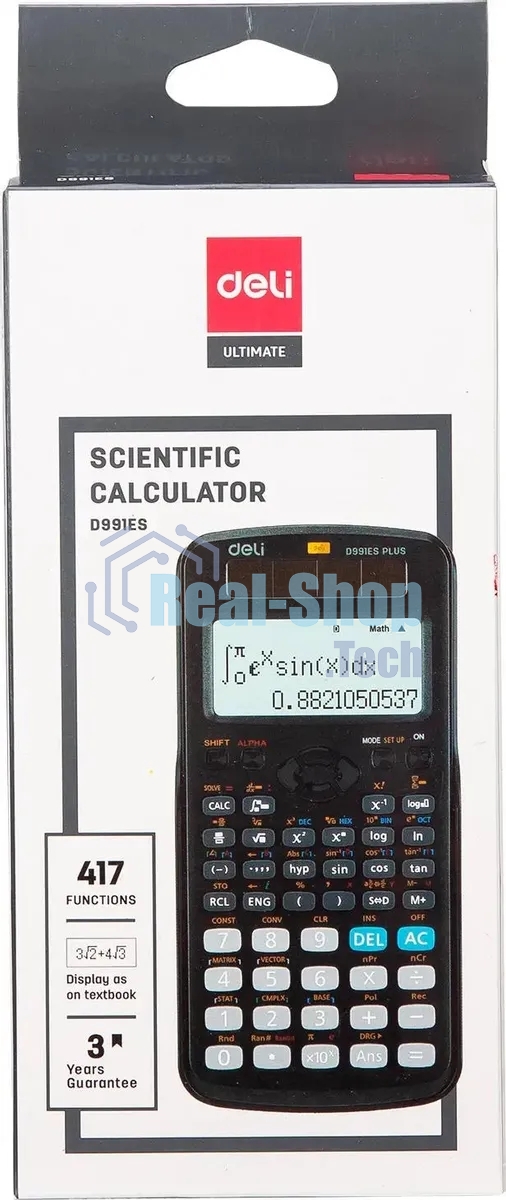 Калькулятор научный Deli ED991ES черный
