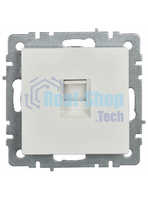 Розетка компьютерная IEK BRITE РК11-БрБ RJ45 кат.6 белый