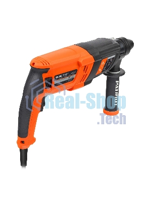 Перфоратор Patriot RH 243, SDS+, мощность 770 Вт, 2.6 Дж, 3 режима работы, макс.диаметр 24мм, глубиномер, кейс