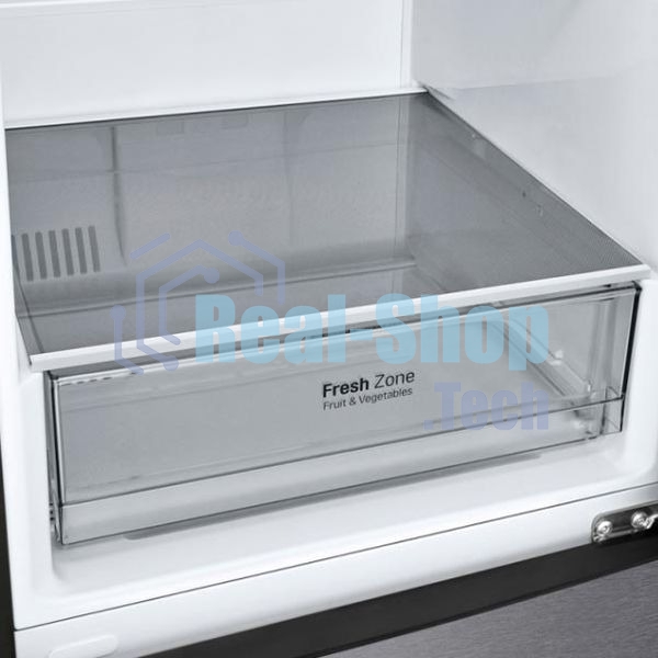 Холодильник LG GA-B509CLSL графитовый двухкамерный 277/107л морозилка снизу, No Frost