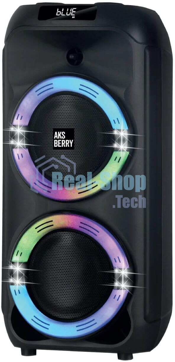 Портативная акустика AKSBERRY (6900305500011) AS-32 PulseBar, черный